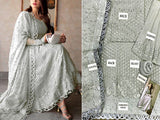 Luxury Heavy 9mm Sequins Embroidered Chiffon Maxi Dress 2023 (DZ16611)