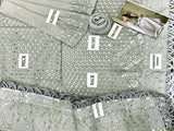 Luxury Heavy 9mm Sequins Embroidered Chiffon Maxi Dress 2023 (DZ16611)