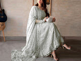 Luxury Heavy 9mm Sequins Embroidered Chiffon Maxi Dress 2023 (DZ16611)