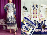 Elegant Embroidered Karandi Dress with Karandi Shawl (DZ16628)