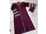 Readymade 2-Piece Cotton Dress for Girls (DZ16644)