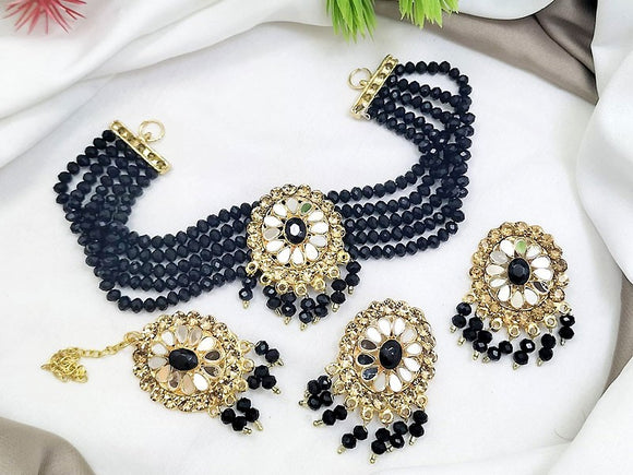 Indian Farshiya Choker Set with Tika (DZ16662)