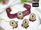 Indian Farshiya Choker Set with Tika (DZ16666)