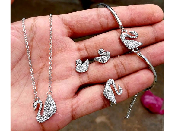 Elegant Fashion Necklace Set with Bracelet & Ring (DZ16668)