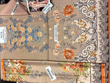 Embroidered Dhanak Dress with Dhanak Shawl Dupatta (DZ16689)