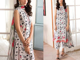 Digital Print Embroidered Swiss Lawn Dress 2024 (DZ16713)