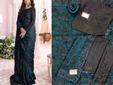 Luxury Heavy Embroidered Fancy Net Saree Dress 2023 (DZ16723)