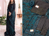 Luxury Heavy Embroidered Fancy Net Saree Dress 2024 (DZ16723)