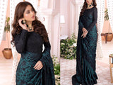 Luxury Heavy Embroidered Fancy Net Saree Dress 2023 (DZ16723)