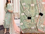 Luxury Handwork Heavy Embroidered Chiffon Wedding Dress 2023 (DZ16753)