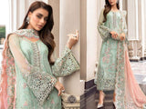Luxury Handwork Heavy Embroidered Chiffon Wedding Dress 2023 (DZ16753)