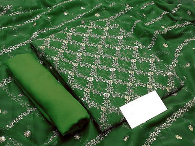 Heavy Embroidered Chiffon Party Wear Dress 2023 with Embroidered Chiffon Dupatta (DZ16769)