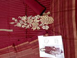 Embroidered Dhanak Dress with Dhanak Shawl Dupatta (DZ16773)