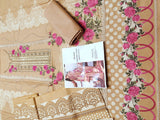 Decent Embroidered Dhanak Dress with Dhanak Shawl Dupatta (DZ16775)