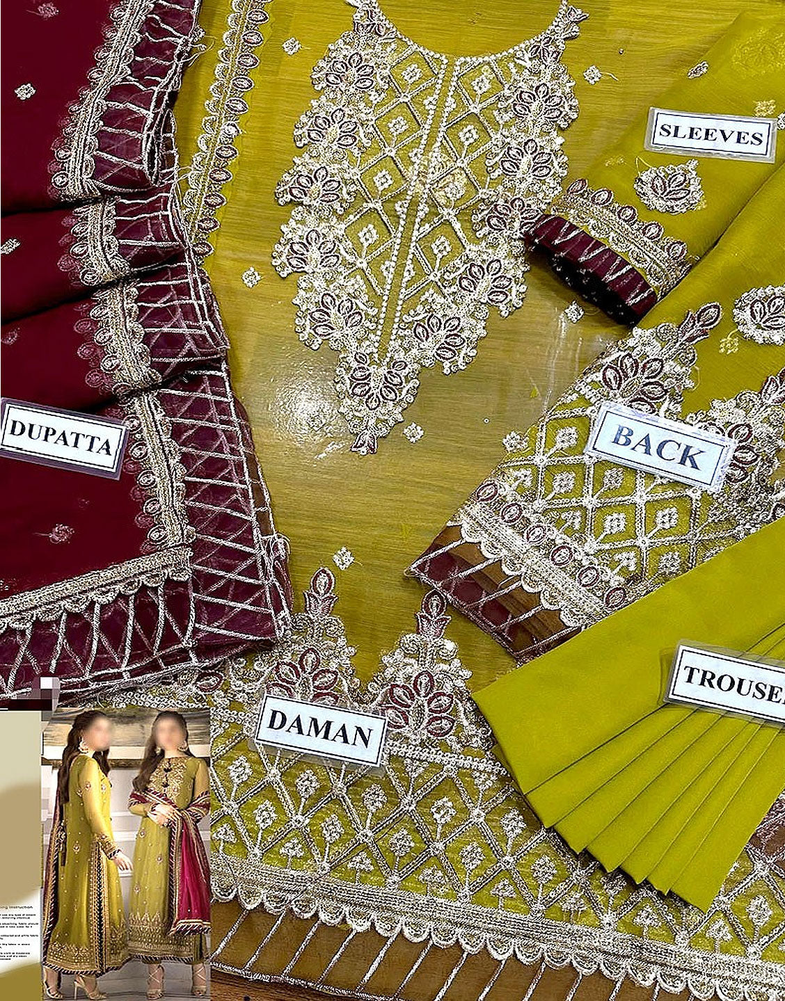 Design for mehndi dresses hotsell