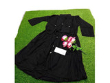 Readymade Linen Shirt for Girls - Black (DZ16804)