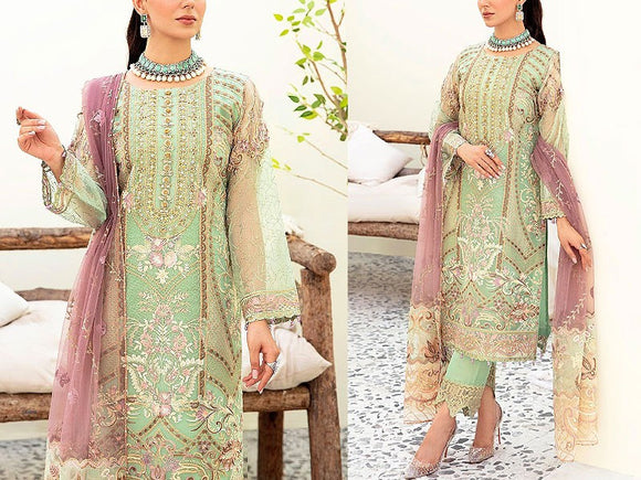 Luxury Handwork Heavy Embroidered Organza Wedding Dress 2023 (DZ16816)