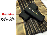Banarsi Style Katan Silk Dress with Lining Organza Dupatta (DZ16818)