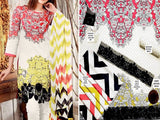 Elegant Embroidered Karandi Dress with Karandi Shawl (DZ16834)