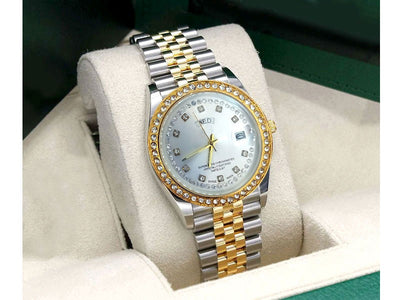 Elegant Datejust Dial Two-Tone Ladies Watch (DZ16838)