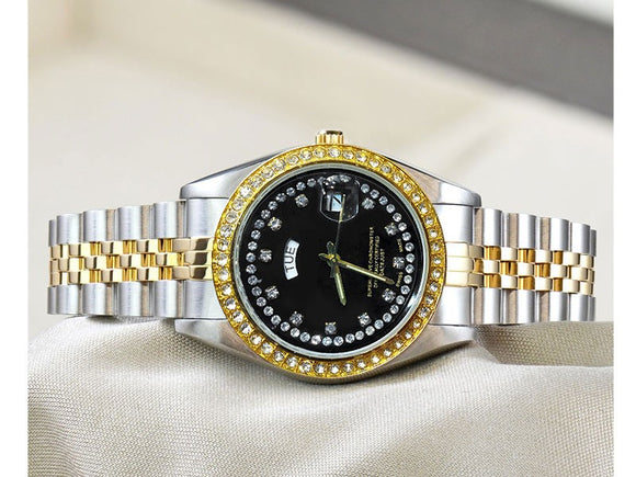 Elegant Datejust Dial Two-Tone Ladies Watch (DZ16839)