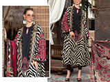Trendy Embroidered Lawn Dress with Chiffon Dupatta (DZ16889)