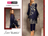Trendy 2-Piece Embroidered Lawn Dress (DZ16901)
