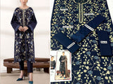 Elegant 2-Piece Heavy Embroidered Lawn Dress 2024 (DZ16902)