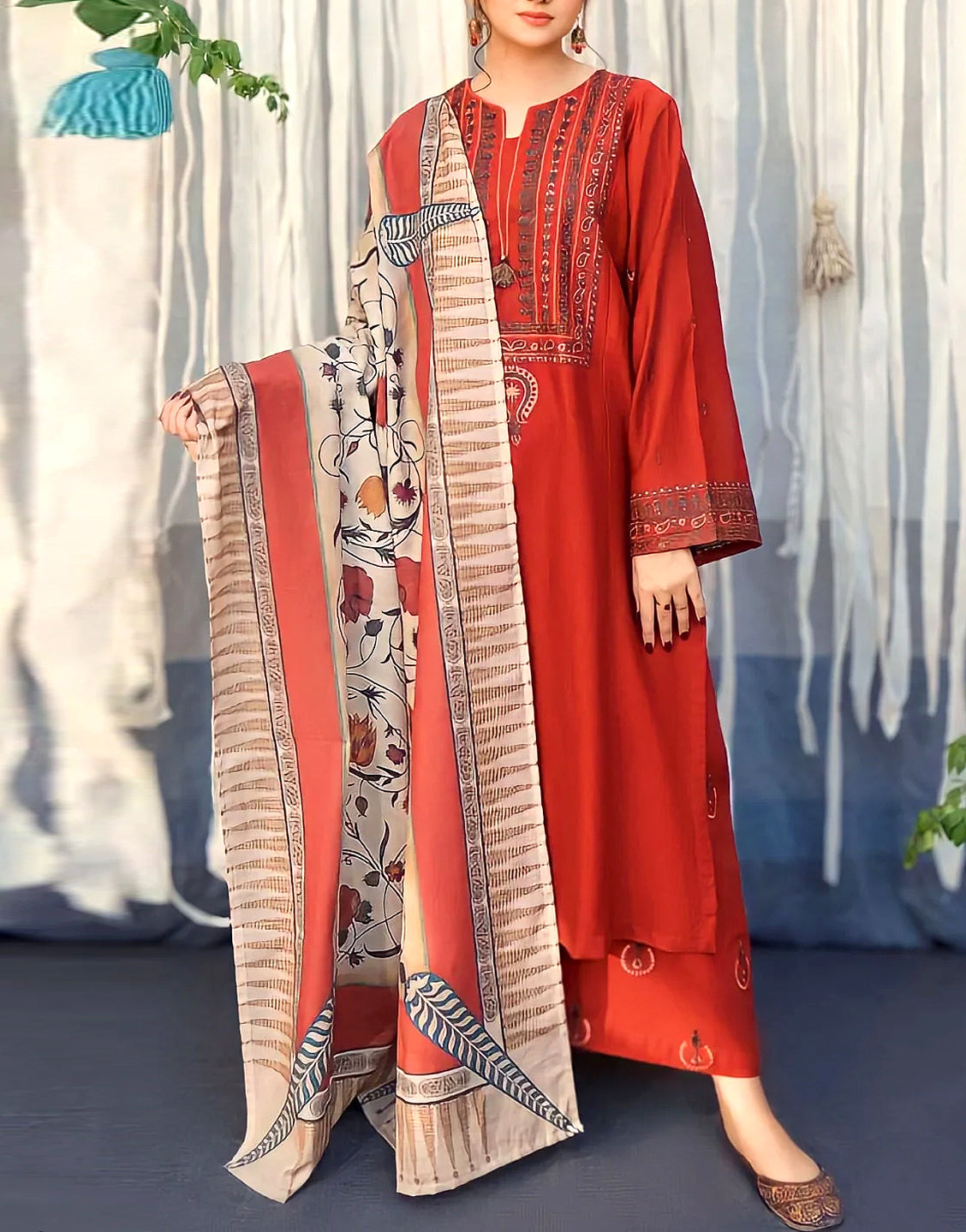 Luxury Schiffli Embroidered Lawn Dress With Cotton Net Dupatta DZ1631 luxury-schiffli-embroidered-lawn-dress-with-cotton-net-dupatta-dz1631