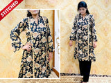 Ready-to-Wear Sunflower Print 2-Piece Lawn Dress (DZ16915)