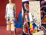 Digital Print Lawn Suit with Diamond Voil Dupatta (DZ16934)