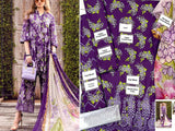 Digital Print Schiffli Embroidered Lawn Suit 2024 with Printed Silk Dupatta (DZ16940)