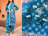 Heavy Embroidered Lawn Dress with Chiffon Dupatta (DZ16968)
