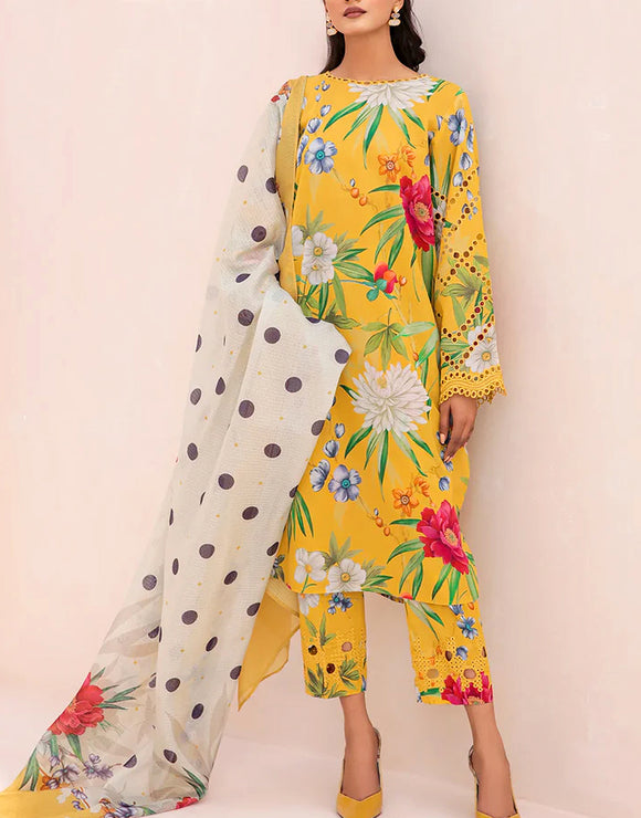 yellow lawn dress design summer haul dresses Cotton Casual summer dresses,new dress design 2020,summer lawn 2020,embroidered