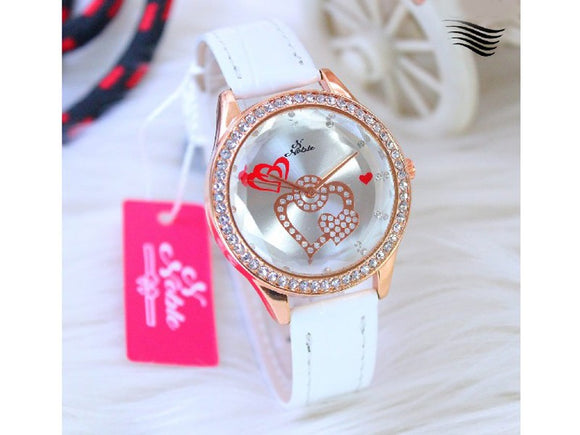 Noble Heart Dial Fashion Watch for Girls (DZ16990)