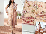 Digital All-Over Print Lawn Dress with Lawn Dupatta (DZ17029)
