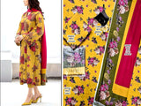 Digital All-Over Print Premium Quality EID Lawn Dress with Voil Lawn Dupatta (DZ17042)