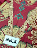 All-Over Print Embroidered Lawn Suit with Chiffon Dupatta (DZ17083)
