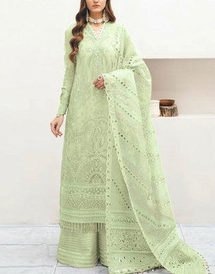 Luxury Handwork Heavy Embroidered Organza Wedding Dress (DZ17401)