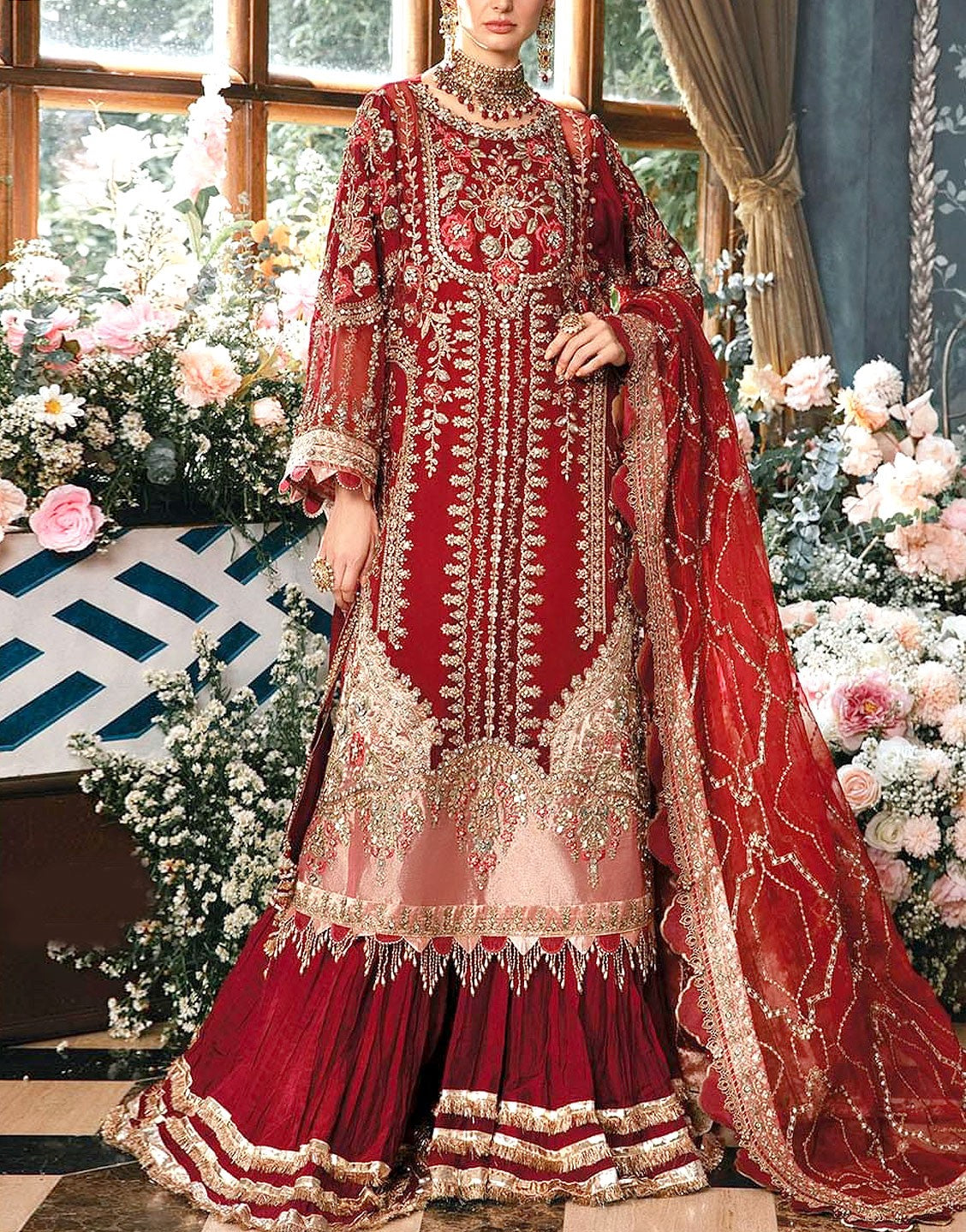 Red Dress Design 2025: Pakistani Red Frock, Red Maxi & Red Dresses for  Girls Online in Pakistan  DressyZone.com