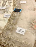 Luxurios Handwork Heavy Embroidered Organza Bridal Dress (DZ17515)