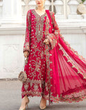 Luxury Heavy Embroidered Chiffon Wedding Dress 2025 (DZ17543)