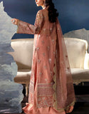 Luxury Embroidered Organza Wedding Dress with Silk Trouser (DZ17544)