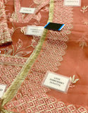 Luxury Embroidered Organza Wedding Dress with Silk Trouser (DZ17544)