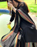 Traditional 3-Pieces Black Sussi Dress (DZ17549)