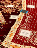 Luxurious Heavy Embroidered Velvet Dress with Emb. Silk Trouser (DZ17677)