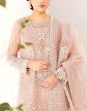 Luxury Handwork Heavy Embroidered Organza Wedding Wear Dress (DZ17814)