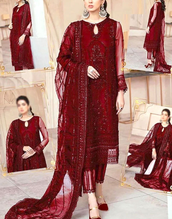 red net dress designs pakistani Red Dress Design 2025: Pakistani Red Frock, Red Maxi & Red Dresses for Girls Online in Pakistan DressyZone.com