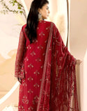 Heavy Embroidered Fancy Chiffon Party Wear Dress (DZ17819)