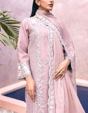 Elegant Embroidered Fancy Chiffon Party Wear Dress (DZ17821)